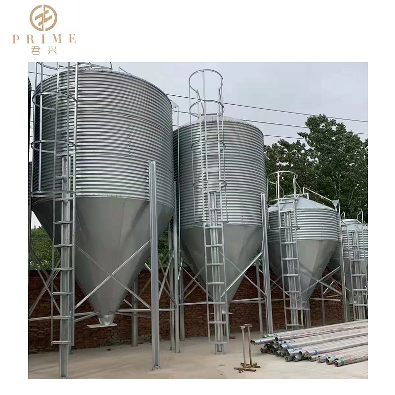 Pig feed silo fodder tower
